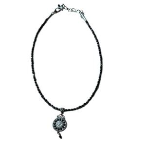 Brighton Black and Silver Minimalist Necklace